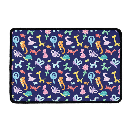 Animal Balloon Pattern Print Kitchen Mat