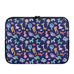 Animal Balloon Pattern Print Laptop Sleeve