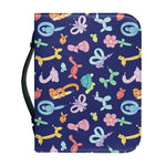 Animal Balloon Pattern Print Leather Bible Cover