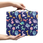 Animal Balloon Pattern Print Leather Bible Cover