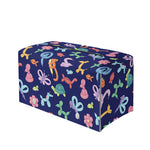 Animal Balloon Pattern Print Leather Tissue Box Cover