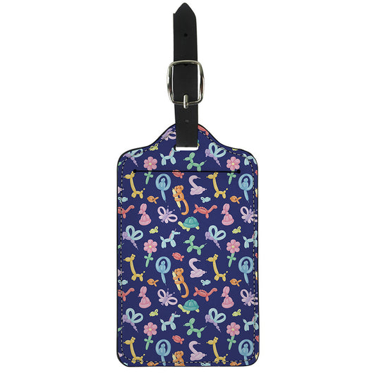 Animal Balloon Pattern Print Luggage Tag