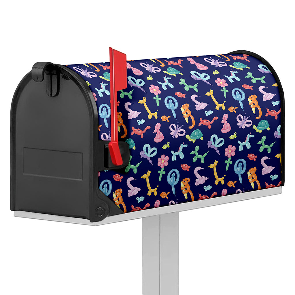 Animal Balloon Pattern Print Mailbox Cover