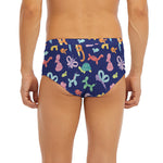 Animal Balloon Pattern Print Men's Briefs
