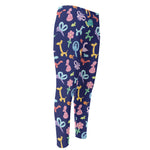 Animal Balloon Pattern Print Men's Compression Pants