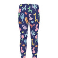 Animal Balloon Pattern Print Men's Leggings