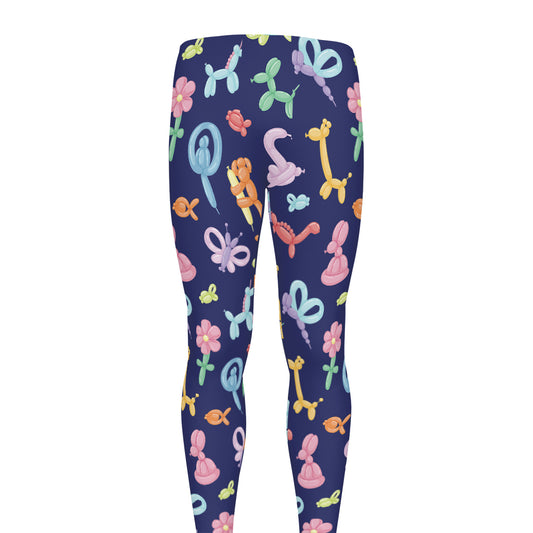 Animal Balloon Pattern Print Men's leggings