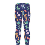 Animal Balloon Pattern Print Men's leggings