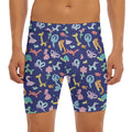 Animal Balloon Pattern Print Men's Long Boxer Briefs