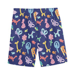 Animal Balloon Pattern Print Men's Sports Shorts