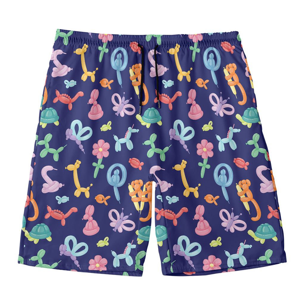 Animal Balloon Pattern Print Men's Swim Trunks