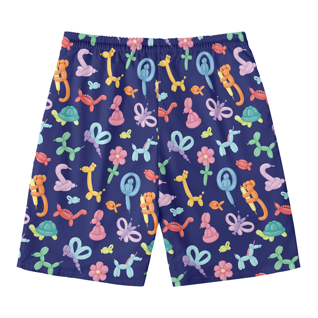 Animal Balloon Pattern Print Men's Swim Trunks