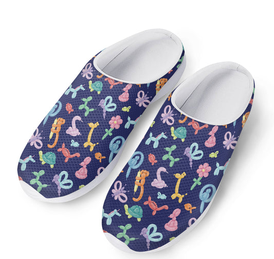 Animal Balloon Pattern Print Mesh Casual Shoes