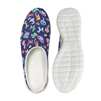 Animal Balloon Pattern Print Mesh Casual Shoes