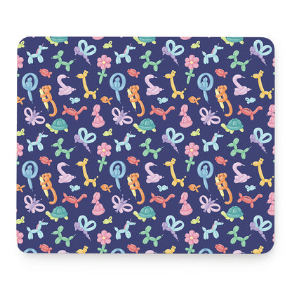 Animal Balloon Pattern Print Mouse Pad
