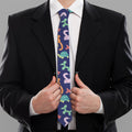 Animal Balloon Pattern Print Necktie