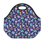 Animal Balloon Pattern Print Neoprene Lunch Bag
