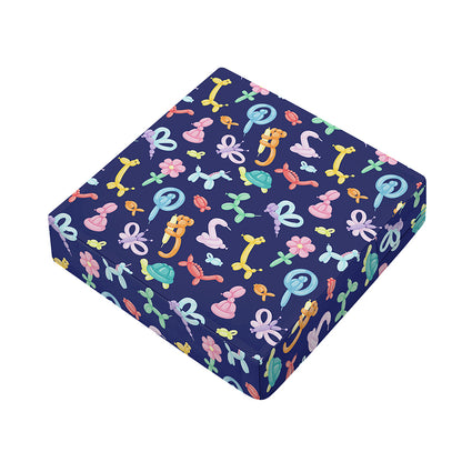 Animal Balloon Pattern Print Outdoor Seat Cushion Cover