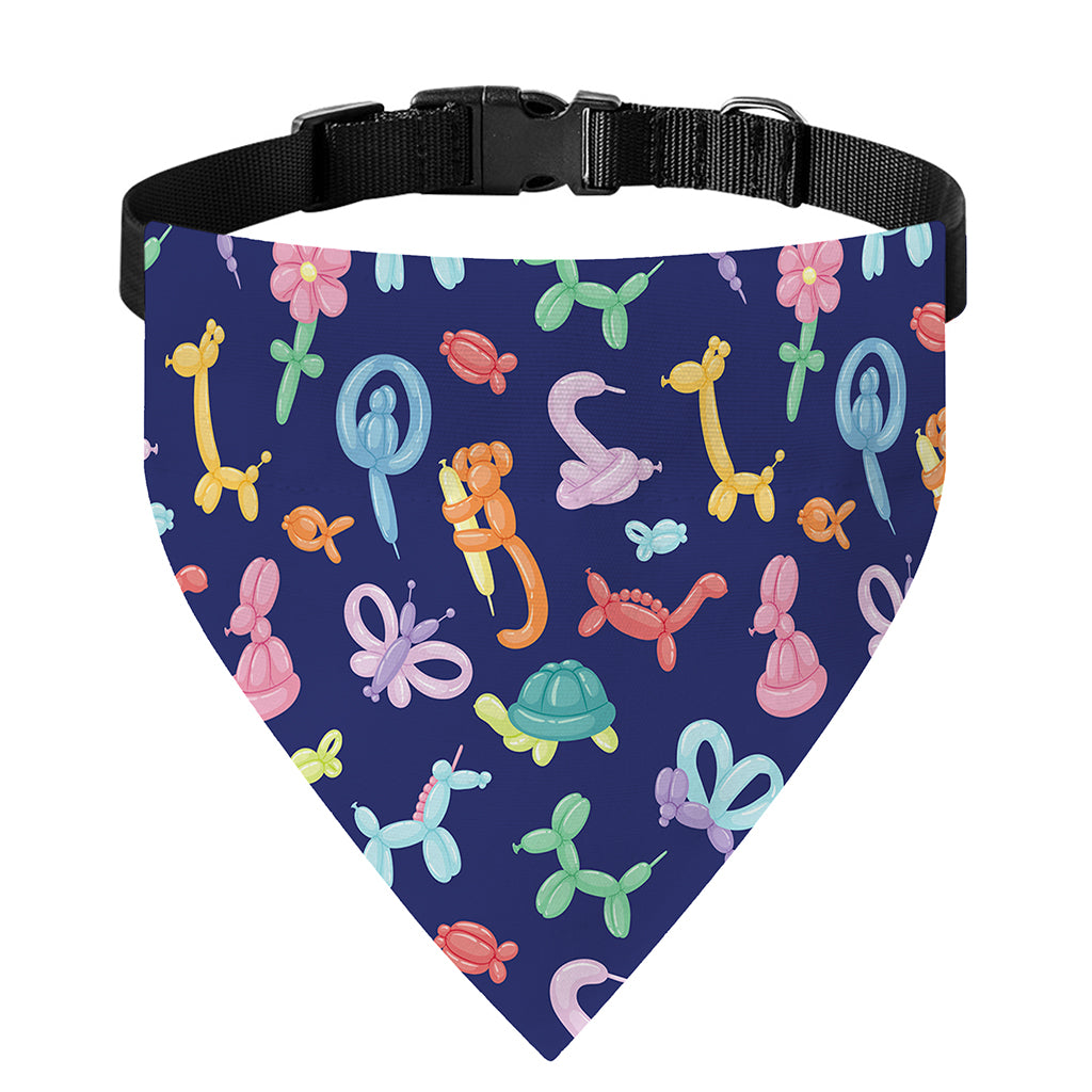 Animal Balloon Pattern Print Over The Collar Dog Bandana
