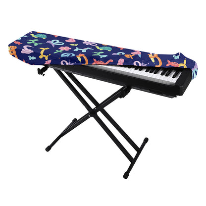 Animal Balloon Pattern Print Piano Keyboard Cover