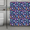 Animal Balloon Pattern Print Polyester Shower Curtain