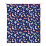 Animal Balloon Pattern Print Polyester Shower Curtain