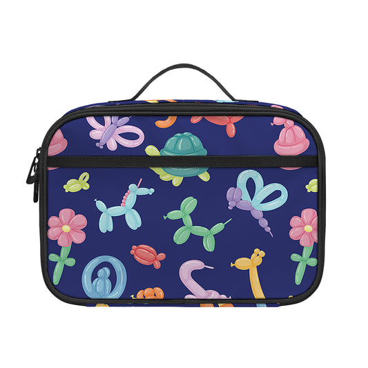 Animal Balloon Pattern Print Portable Lunch Bag