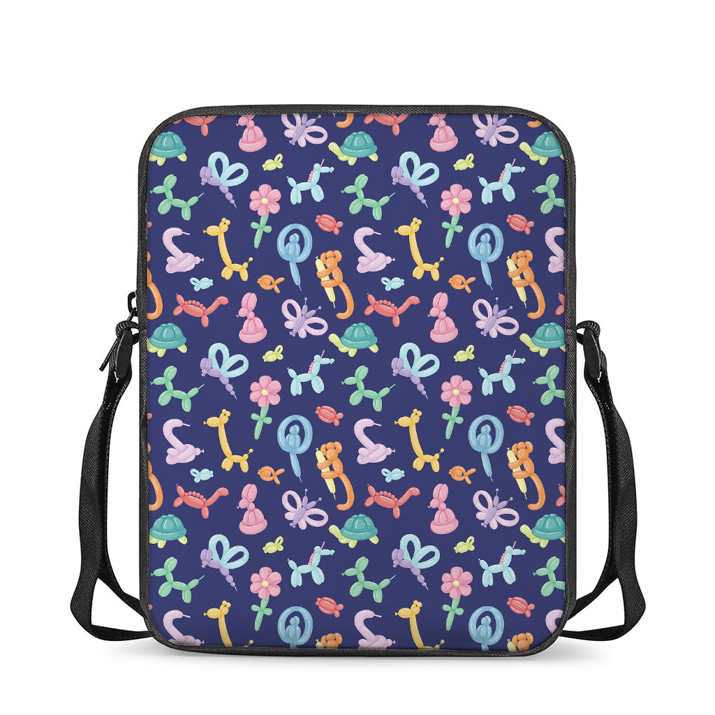 Animal Balloon Pattern Print Rectangular Crossbody Bag