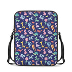 Animal Balloon Pattern Print Rectangular Crossbody Bag
