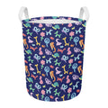 Animal Balloon Pattern Print Round Laundry Basket