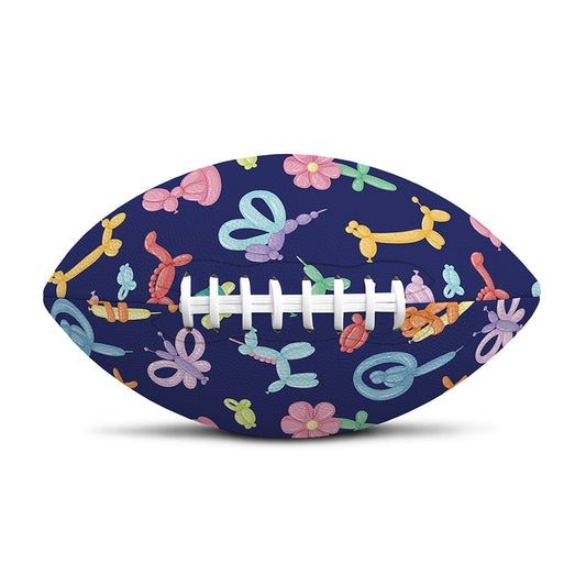 Animal Balloon Pattern Print Rugby Ball