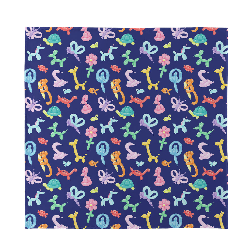 Animal Balloon Pattern Print Silk Bandana