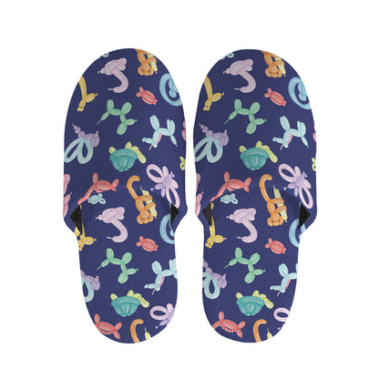 Animal Balloon Pattern Print Slippers