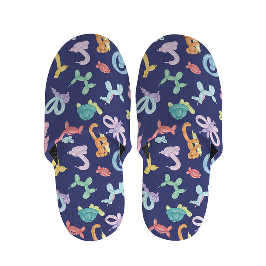 Animal Balloon Pattern Print Slippers
