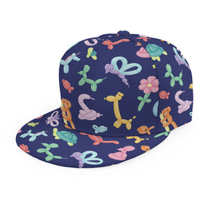 Animal Balloon Pattern Print Snapback Cap