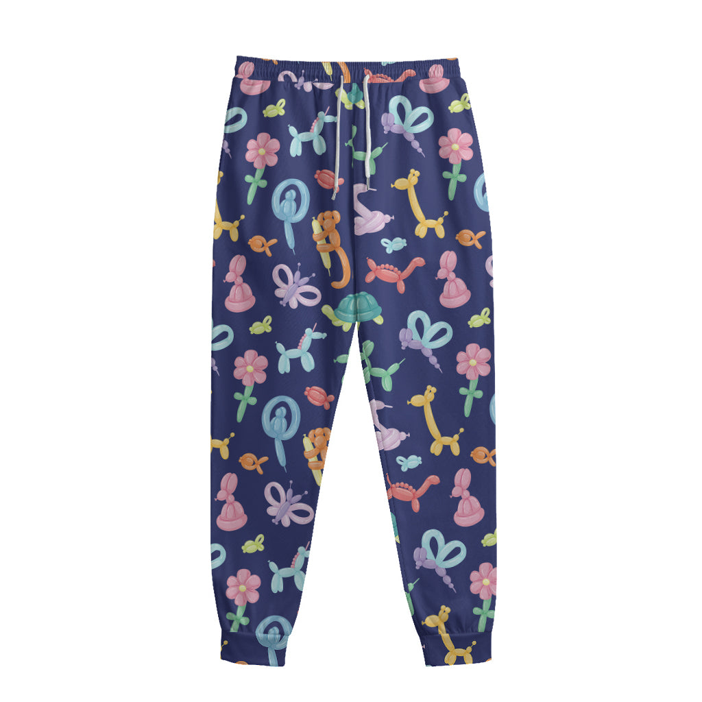 Animal Balloon Pattern Print Sweatpants