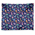 Animal Balloon Pattern Print Tapestry