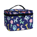 Animal Balloon Pattern Print Travel Makeup Bag