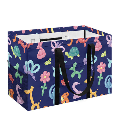 Animal Balloon Pattern Print Utility Tote Bag