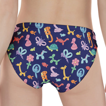 Animal Balloon Pattern Print Women's Panties
