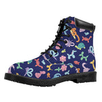 Animal Balloon Pattern Print Work Boots