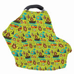 Animal Camping Pattern Print Baby Seat Cover