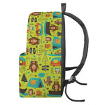 Animal Camping Pattern Print Backpack