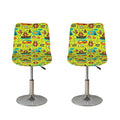 Animal Camping Pattern Print Bar Stool Covers