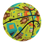 Animal Camping Pattern Print Basketball