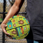 Animal Camping Pattern Print Basketball