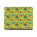 Animal Camping Pattern Print Bifold Wallet