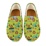 Animal Camping Pattern Print Casual Shoes