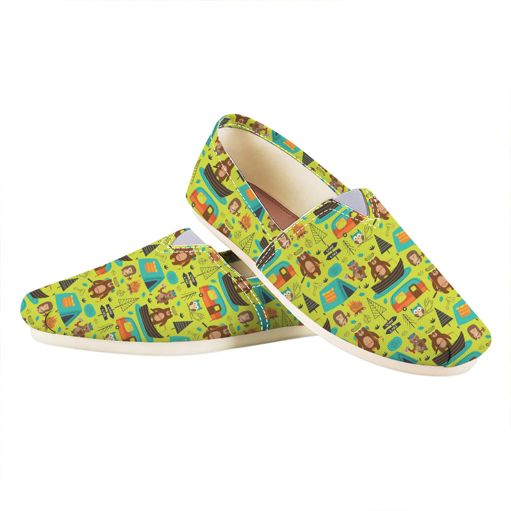 Animal Camping Pattern Print Casual Shoes