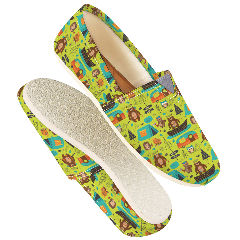 Animal Camping Pattern Print Casual Shoes